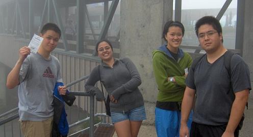 grouse grind at the top