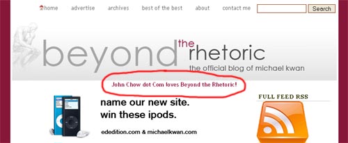 Beyond the Rhetoric - Free backlink!