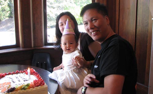 sally chow’s first birthday