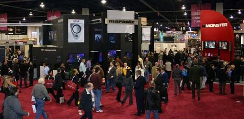 ces show floor - Consumer Electronics Show - ces 2007
