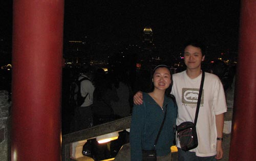 on top of hong kong - cityscape - susanne and michael