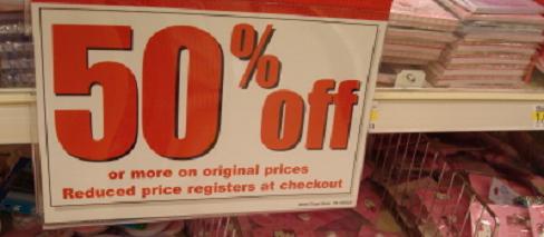 50 percent off - 50% off