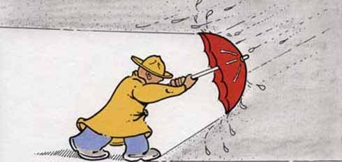 fighting against the storm