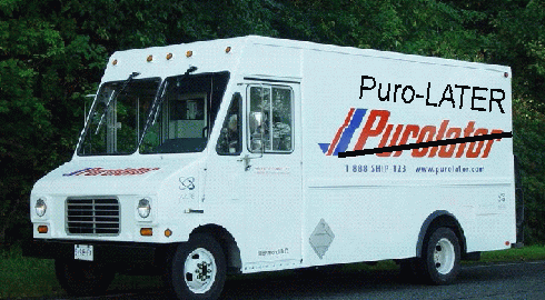 Purolator Courier should be called Puro-LATER