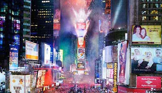 New Years Eve in Times Square, New York City New Years Eve in Times Square, New York City