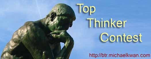 Top Thinker Contest on Beyond the Rhetoric