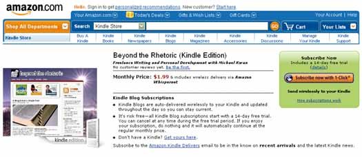 Beyond the Rhetoric (Kindle Edition) Beyond the Rhetoric (Kindle Edition)