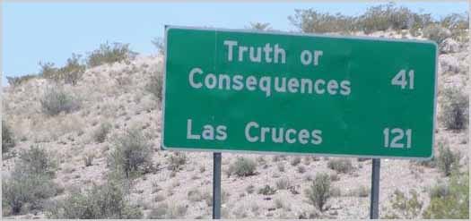 Welcome to Truth or Consequences, New Mexico