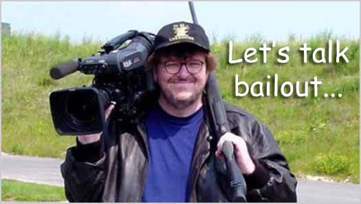 Michael Moore Talks Bailout in Capitalism (2009)
