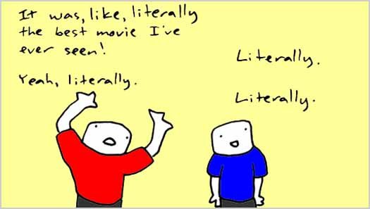 Grammar 101: Using Literally for Emphasis