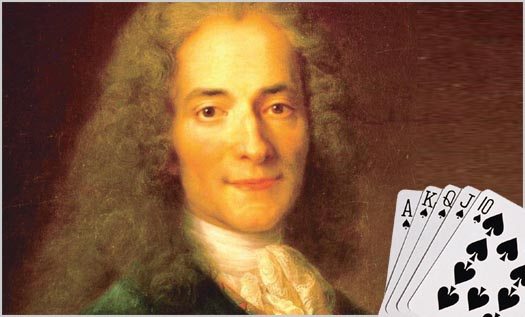 Sunday Snippet: Voltaire's View on Cards