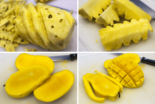How to carve pineapples and mangoes by Melody Fury How to carve pineapples and mangoes by Melody Fury