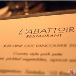 Dine Out Vancouver: L’Abattoir in Gastown